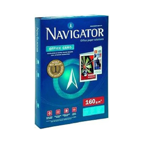 Navigator Premium A4 Paper | 160 GSM | UHD Documents | Pack of 250 Sheets | High Quality Printing Paper