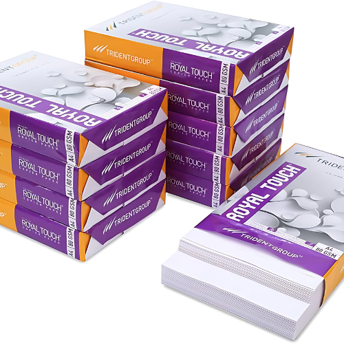 Royal Touch A4 80 GSM Premium Quality Paper | Pack of 10 Reams