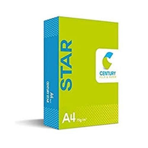 Century Star A4 Size Printer Paper 75 GSM – 2 Reams | Best Quality Copier Paper