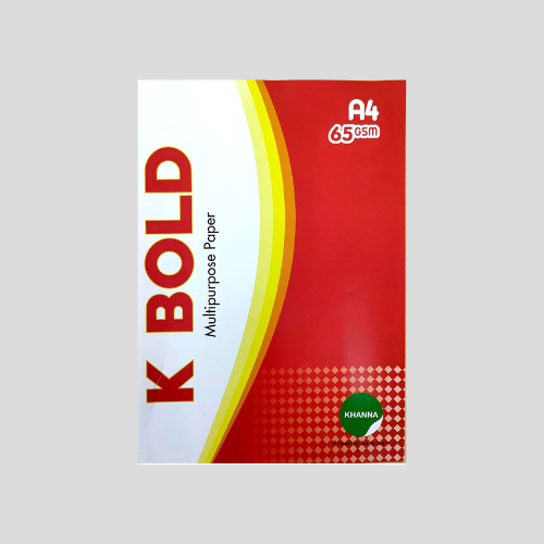K Bold 65 GSM A4 Size Paper – Pack of 10 Reams | Eco & Budget-Friendly