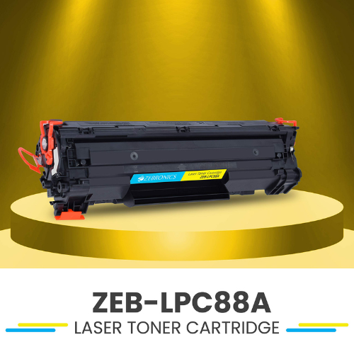 Zebronics ZEB-88A Black Laser Printer Cartridge – HP LaserJet Compatible