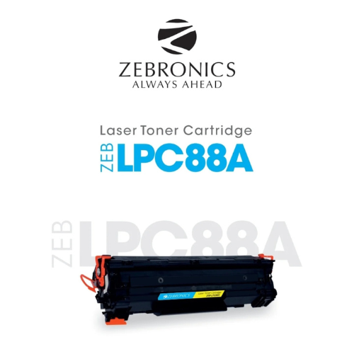 Zebronics ZEB-88A Black Laser Printer Cartridge – HP LaserJet Compatible