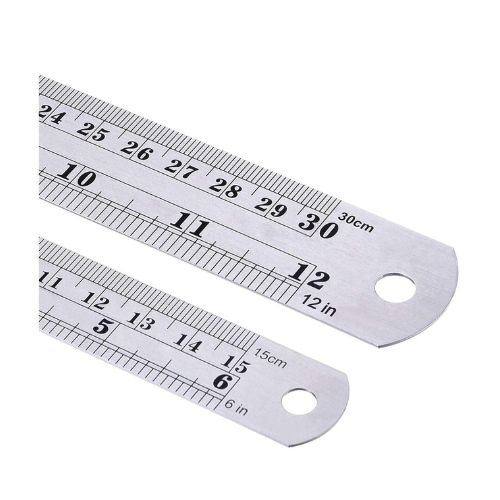 12 Inch Steel Scale | 30 cm | Durable | Accurate Measuring Tool