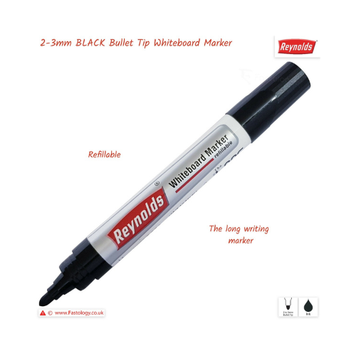 Reynolds White Board Marker | Pack of 10 | Quick Dry | Easy Erase | Bold Ink