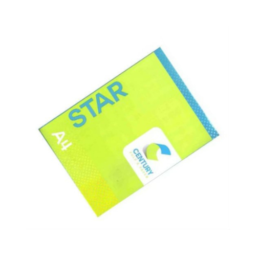 Century Star Copier Paper A4 - 75 GSM, 1000 Sheets (Set of 2 Reams)